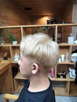 メルト(MELT) メンズショート ホワイトベージュカラー