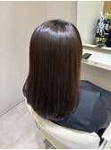 透明感カラー*艶髪*髪質改善トリートメント*ナチュラルブラウン