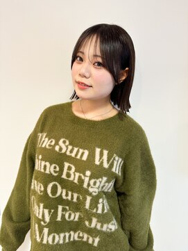 エミュ 中央駅店(eMu) パツッと切りっぱなしボブ