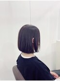 やわらか縮毛矯正のボブ☆