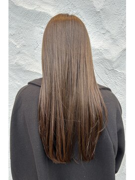 グルグル 妙典店(GULGUL) ベージュ×サラサラストレートヘア