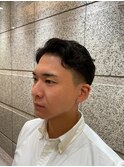 銀座　理容室　ビジネスパーマ