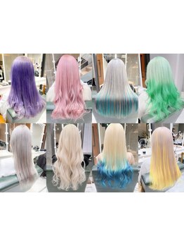 透け感溢れる[グレージュ/ブルージュetc]リアル外国人風カラーを再現☆[バレイヤージュ/グラデーション]