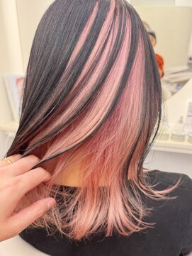 グーフィートーキョー 銀座(Goofy Tokyo) Goofy銀座/アンブレラカラー/コーラルピンク/インナーカラー2