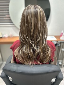 イルダバイグラッシー センター北(iluda by glassi) 華やか◎かきあげロング×ハイライト［高倉］