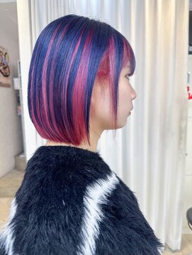 ボックスミコ(Box mico.) ボブでも楽しめる☆インナーカラー