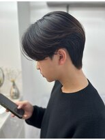 レーヴバイキートス(REVE by kiitos)&nbsp;【REVE】毛流れセンターパート/ダウンパーマ/メンズヘア