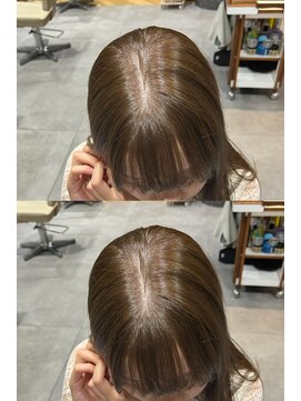 エッセ 大阪梅田茶屋町店(esse) 【梅田】ブリーチなしオリーブベージュ