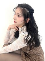 アモレット 天文館店(amoretto)&nbsp;伸ばしかけ前髪でできる上品ハーフツイン