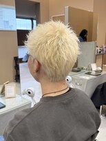ジジ インターパーク 宇都宮(Gigi) スパイキーショート/ハイトーン/ブロンド
