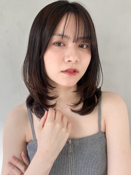 キリ 表参道(kyli) 斜めバングサイドバング20代30代40代◎デジタルパーマ前髪