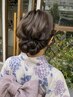 【浴衣】着付け・ヘアアレンジ　￥9500　