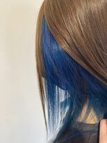 モアヘアサロン(More.Hair Salon) インナーカラーBLUE