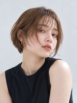 パレット 町屋店(Palette)の写真/《カット+カラー+Tr ¥6980》骨格に合わせた似合わせ提案♪スッキリ纏まり扱いやすく、小顔に見せるStyleへ!