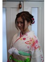 美容室リュミエール&nbsp;編みこみセットスタイル