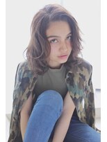 アンク クロス 新宿店(ANKHCROSS)&nbsp;透け感のダークカラー、アッシュブラウン