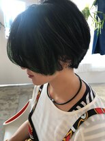 ナイーブヘアデザイン(NAiVE HAIR DESIGN)&nbsp;【NAiVE hair】インナーグリーンショート