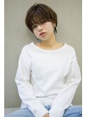 【mee.】　ブチ　　ラフなオシャレショートスタイル