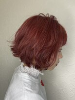 リー ルーチェ 布施(Lee Luce)&nbsp;こなれショート×チェリーレッド