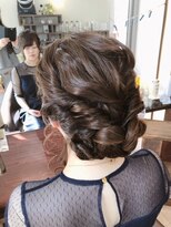 ヘアースペース オブジェ(Hair Space Objet) 大人女子アップスタイル