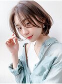 [K-two青山]ほつれ前髪でモテ愛されショートボブ[表参道]