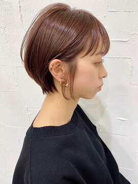 ヘアーデザイン アンジェロ インアルト(Hair Design Angelo In alto) 30代/40代/50代/ショートボブ/クリアベージュ