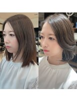AFLOAT GINZA【仲道 弘泰】かきあげボブ【before→after】