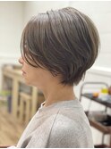 カジュアルテイストなショートボブ