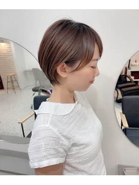 メモリーズ 銀座(Memories) センターパート/似合わせカット/ショートボブ/ショートヘア/ボブ