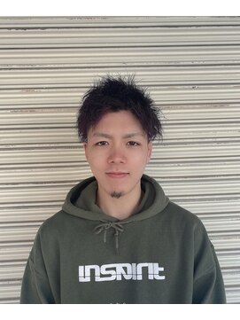 ティダ(tida) アップバング×ダークヴァイオレット