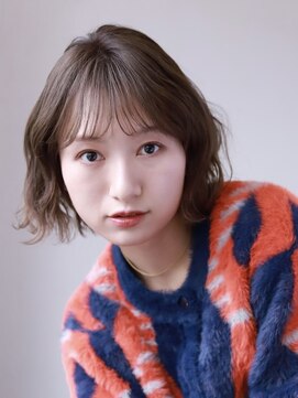 ソイクフ 四条大宮店(SOY-KUFU) 大人可愛い◎20代30代40代前髪パーマグレーベージュ