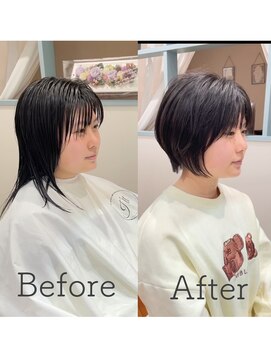 アイル(I'll) 【Hair Make I`ll】 ビフォーアフター5
