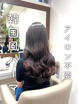 アミー 銀座(Ammy) #コテ巻き風パーマ #パーマロング#韓国風パーマ#デジタルパーマ