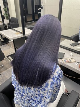 スターズ 柏(STARS) ラベンダーロングレイヤーブルーラベンダーツヤ髪