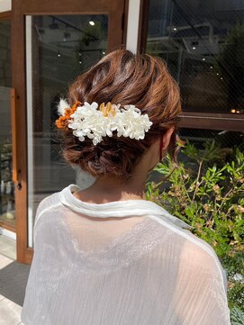 クルト バイ マルカ(KURT by MARUCA) 結婚式/二次会/華やかお呼ばれシニヨンアレンジ