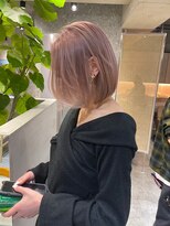 ピンクミルクティーベージュ人気レイヤーケアブリーチハイトーン