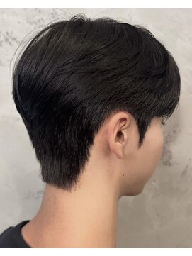 ノラ ヘアーサロン(NORA HAIR SALON) 韓国シースルーマッシュ黒髪マッシュカルマパーマダウンパーマ