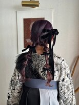 美容室 メザミー MESAMIES ガーリーゆるふわツイン 成人式ヘアセット