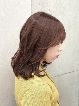 ミリィバイアヤラ 船橋店(MIRYI by ayala) 【Chiharu】ナチュラルピンクブラウンカラー/船橋/透明感カラー