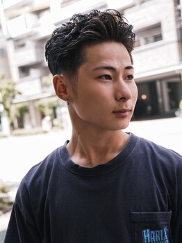 タフ バーバーショップ 大濠店(TOUGH BARBER SHOP)の写真/【大濠公園駅徒歩7分/赤坂駅徒歩7分】立体感×動きのある好感度高めスタイル!!毛先に動きを出したい方に