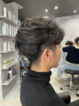 バディ 中野駅前店(BUDDY) フェザーパーマ　【中野美容室/Men's/ニュアンスパーマ】