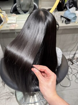 ロンドウル 熊本(Lond ulu) ミディアムストレート/小顔ヘア/髪質改善/縮毛矯正