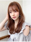 【OPEN】小顔前髪あり後れ毛サイドバングメルティカラー