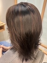 イゾラ(isola)&nbsp;【isola】ミディアム/ブリーチなしアンブレラカラー/ナチュラル