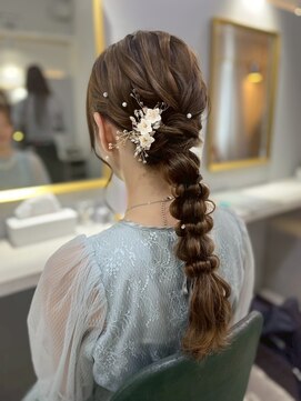 ヘアアレンジメント ボガスティーズ 川崎店(Hair arrangement Vogusty's) 編みおろし