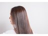 ツルツルの手触り☆髪質革命◎縮毛矯正+TOKIOトリートメント+カット￥18000