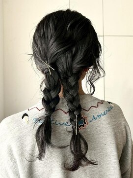 ムーン バイ ケンジ(moon by KENJE) 【nanaka】編みおろし/ヘアアレンジ/お呼ばれヘア