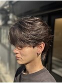 フェザーパーマフェザーショートセンターパート