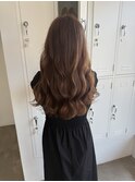 10代/20代/ハイトーンカラー/ツヤ髪スタイル/ブラウンカラー