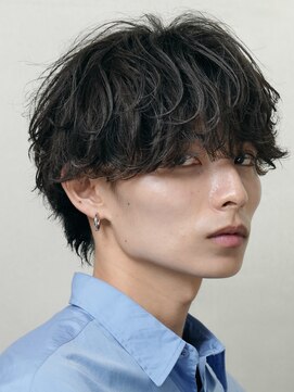 フィフス 仙台(fifth) 仙台シャドウパーマルーズパーマ刈り上げなしウルフツーブロック